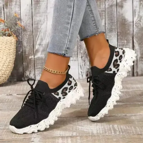 Fierce Leopard Athletic Sneakers
