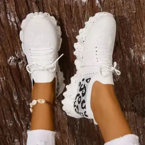Fierce Leopard Athletic Sneakers