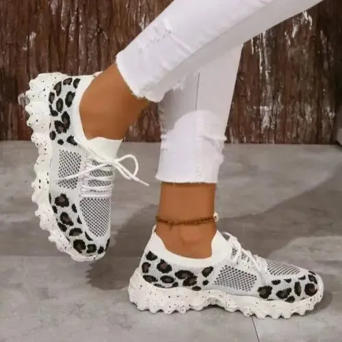 Fierce Leopard Athletic Sneakers