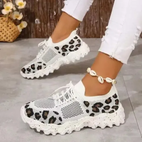 Fierce Leopard Athletic Sneakers