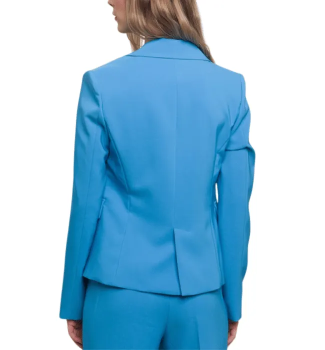 Fitted Cerulean Blue Blazer