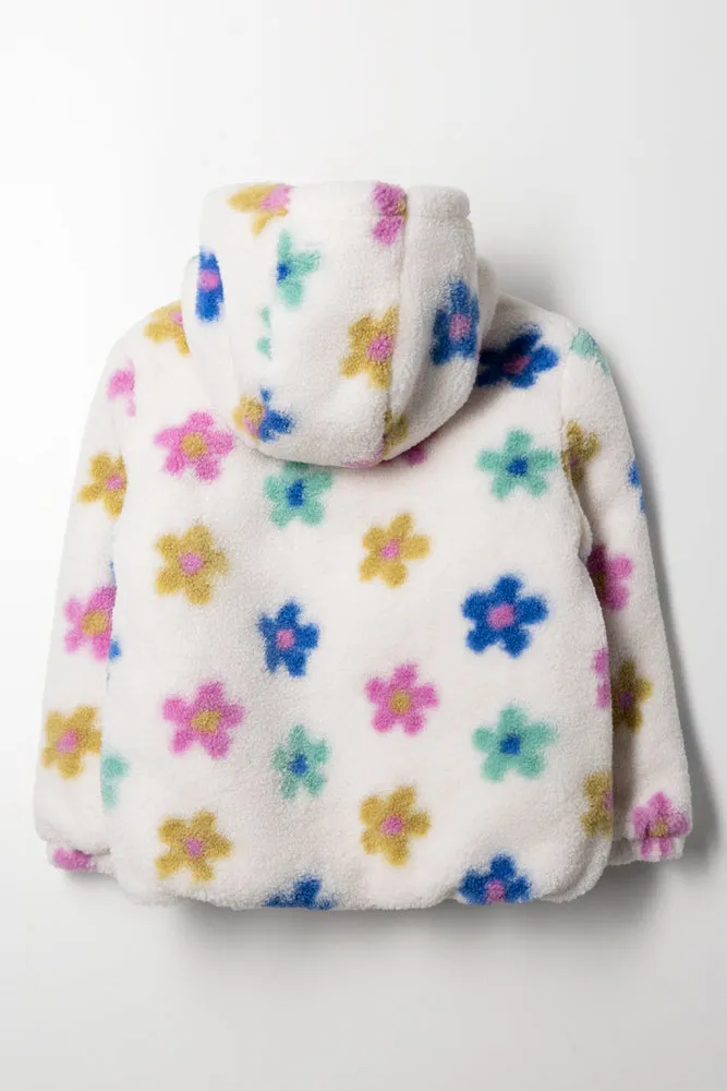 Floral Hooded Jacket Multi