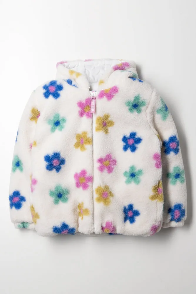 Floral Hooded Jacket Multi