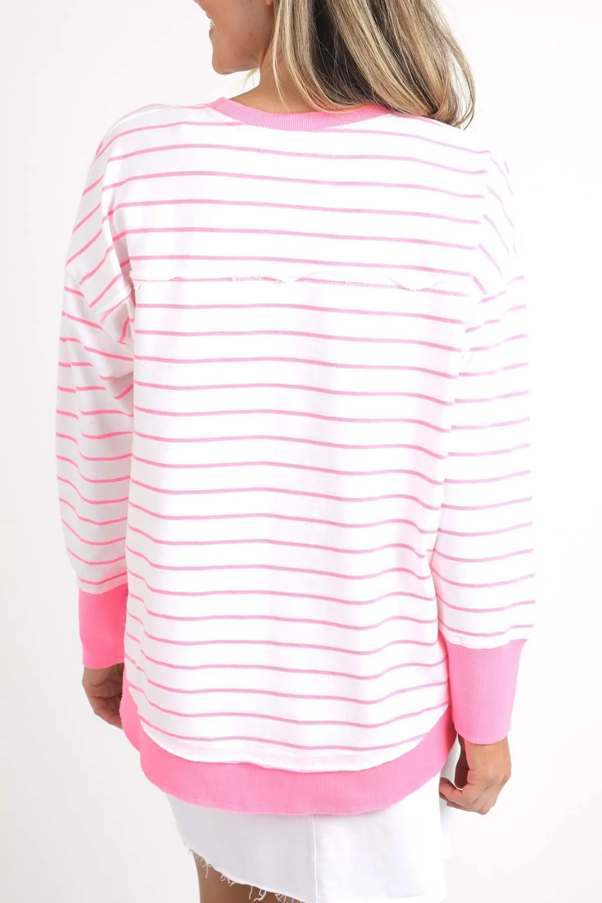 Foxwood Simplified Stripe Crew