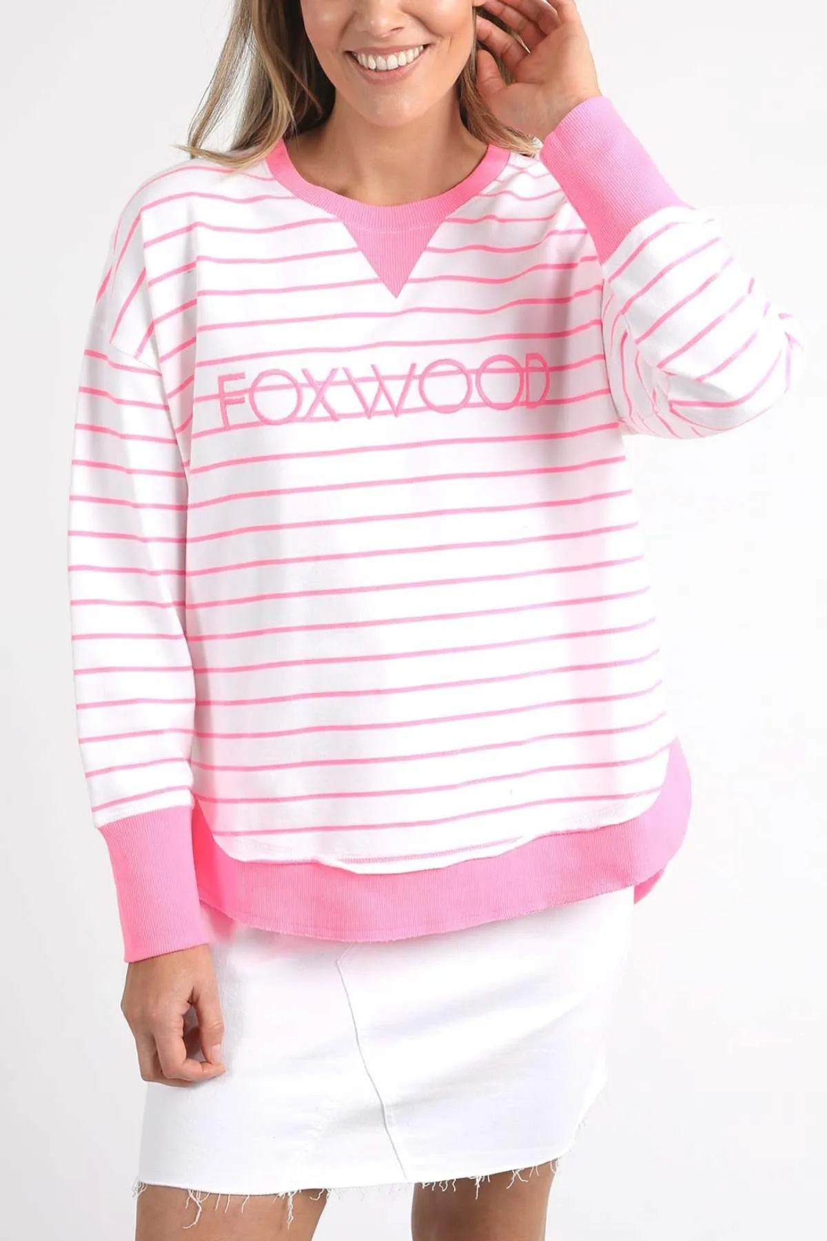 Foxwood Simplified Stripe Crew