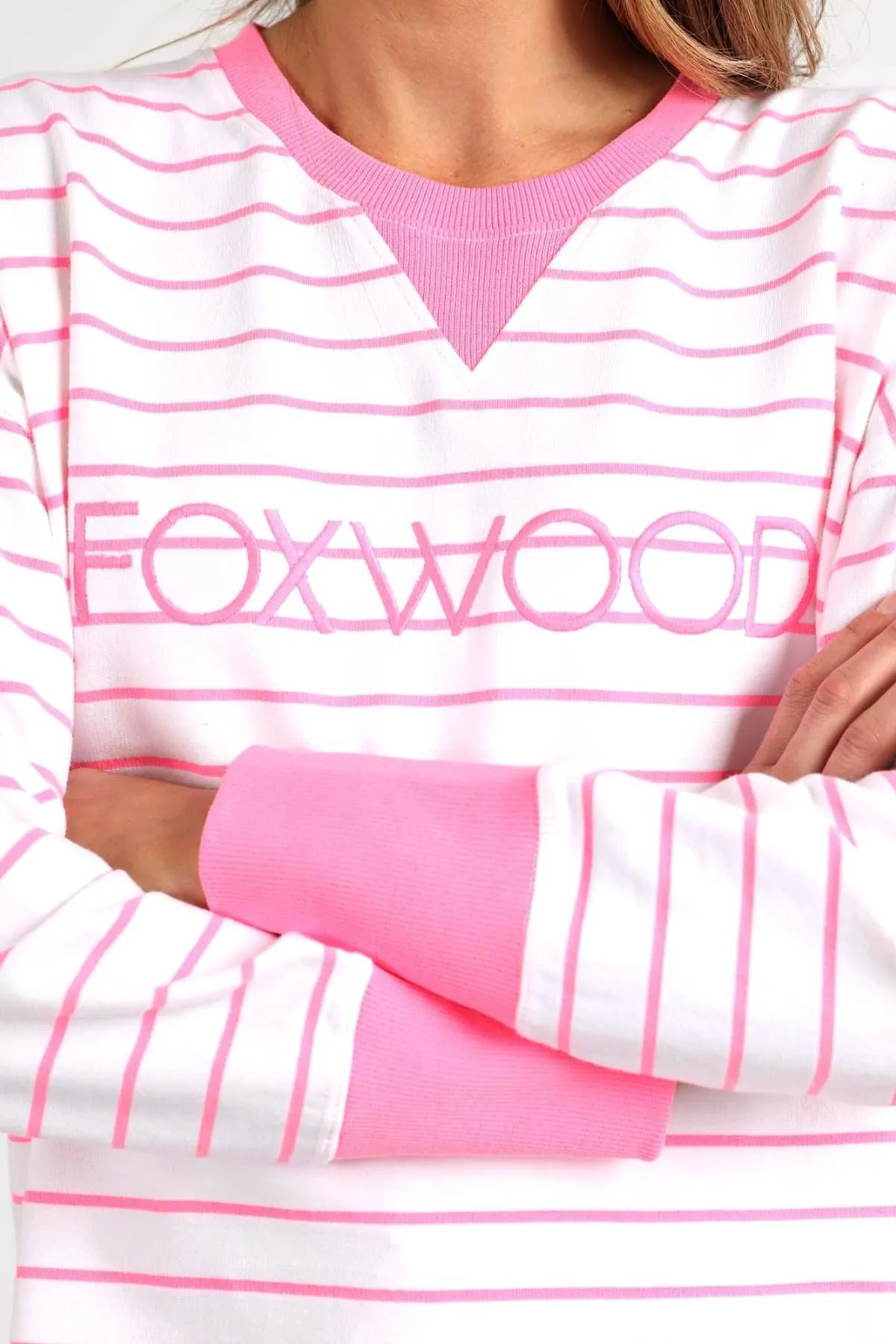 Foxwood Simplified Stripe Crew