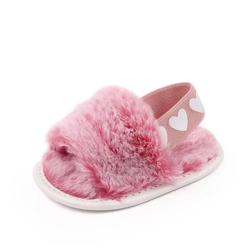 Fur Baby Breathable Soft Sandals