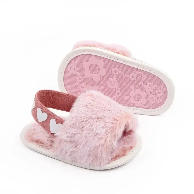 Fur Baby Breathable Soft Sandals
