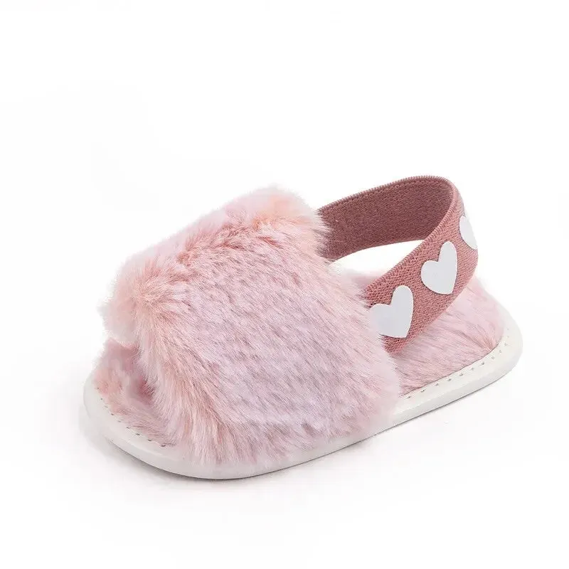 Fur Baby Breathable Soft Sandals