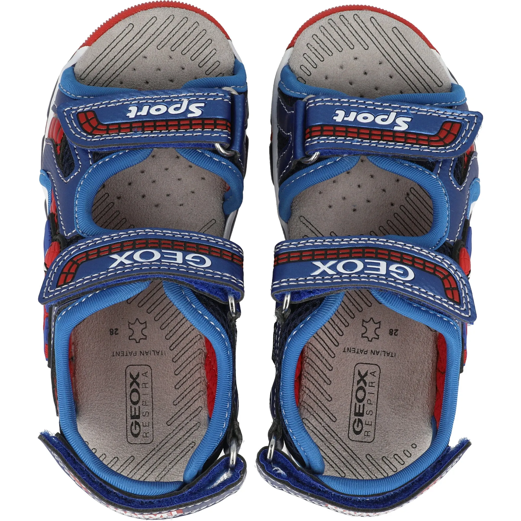 Geox Android Junior Navy Sandals with Lights