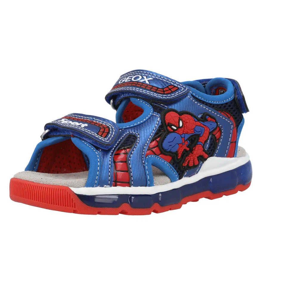 Geox Android Junior Navy Sandals with Lights