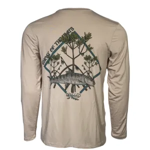 Ghost Of The Flats - Snagged Apparel Performance Long Sleeve T-Shirt