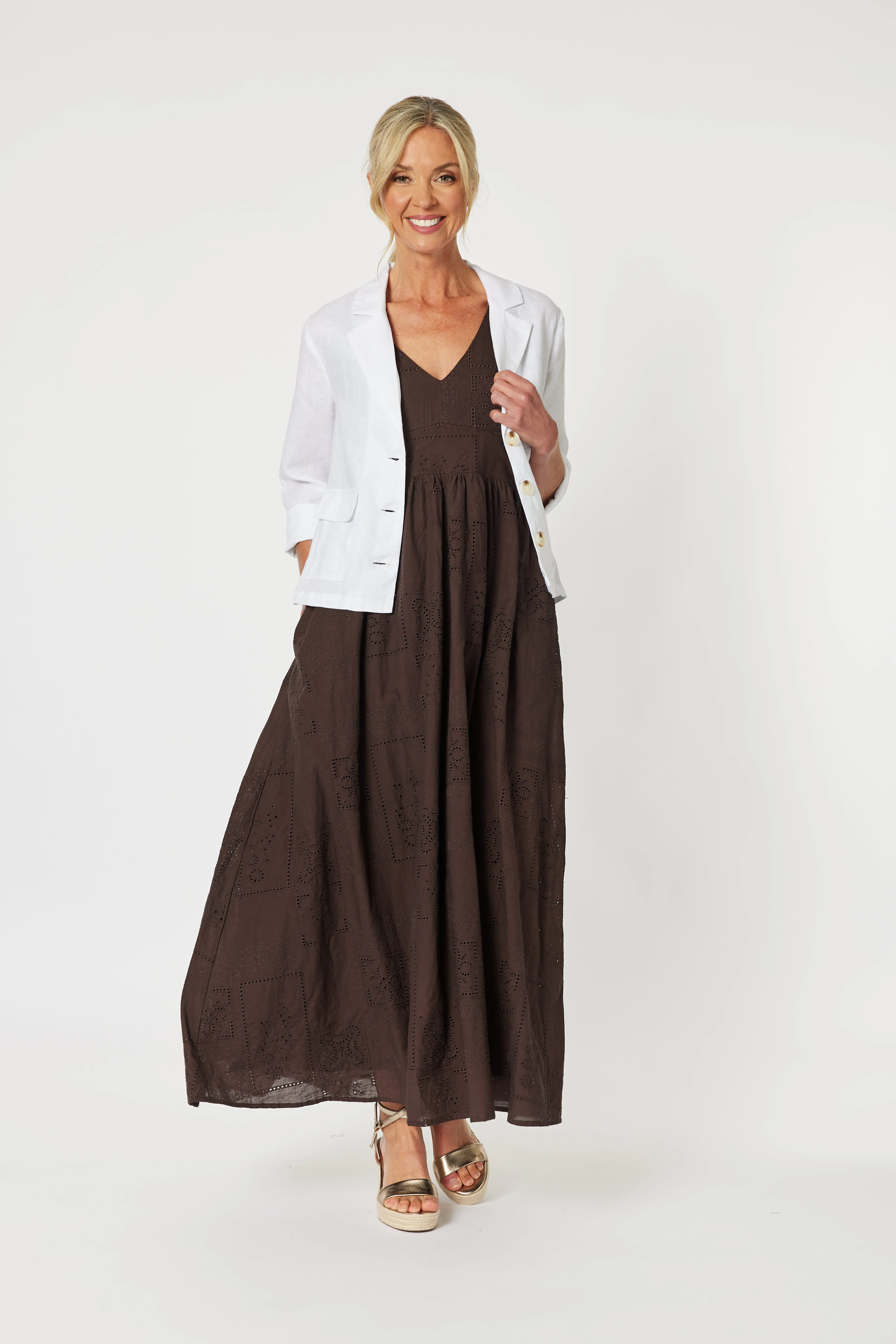 GORDON SMITH DANIELLE LINEN JACKET