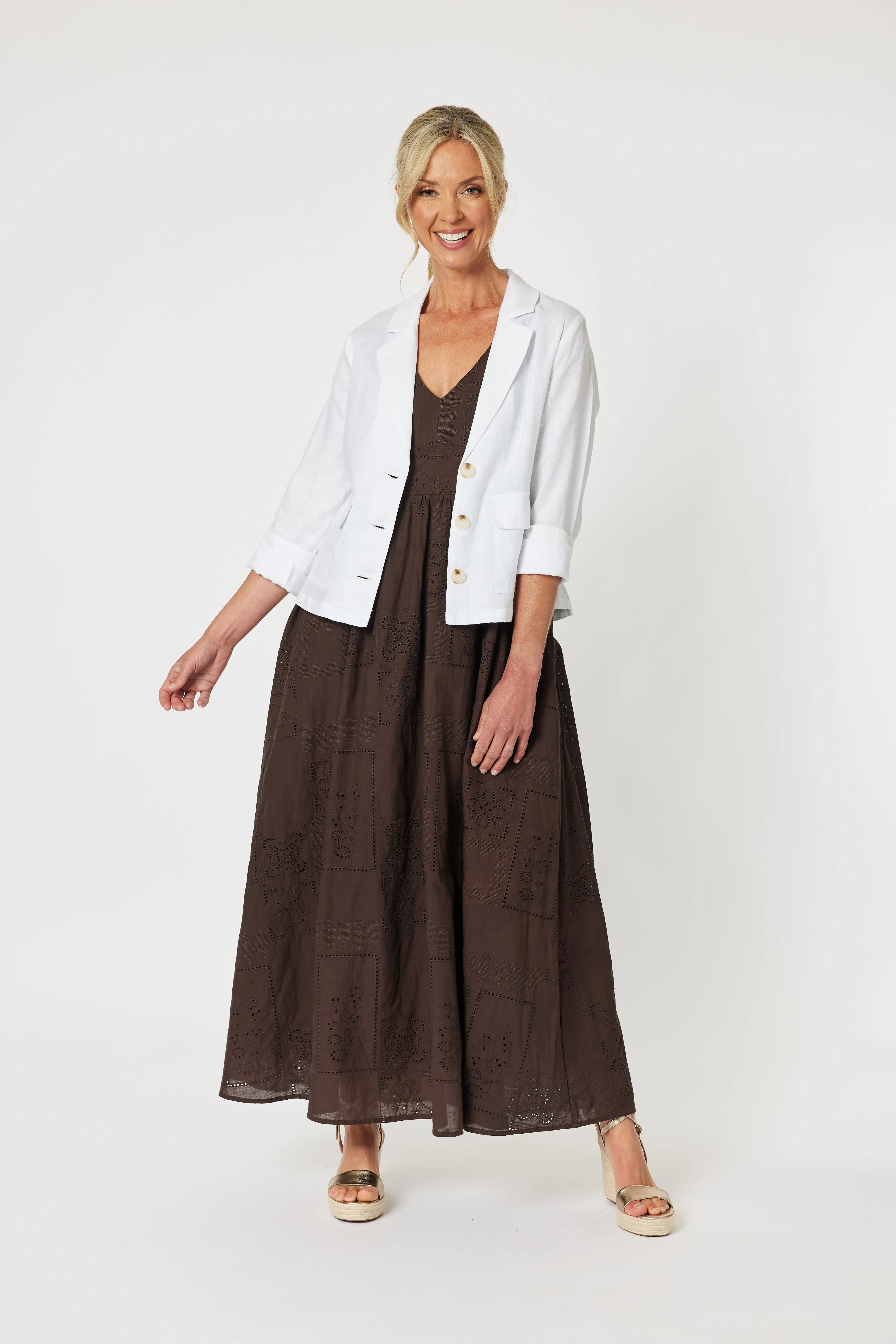 GORDON SMITH DANIELLE LINEN JACKET