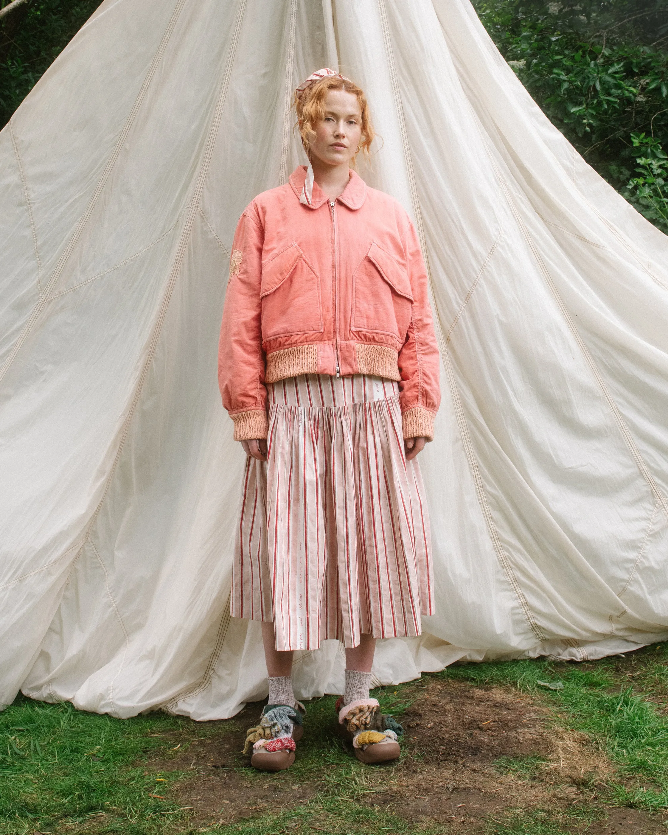 Grain Jacket - Ancient Pink Wonky-Wear