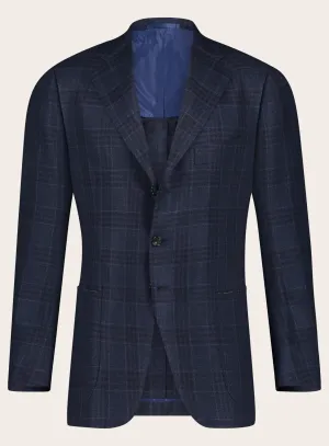 Handgemaakt glencheck jasje van Cashmere