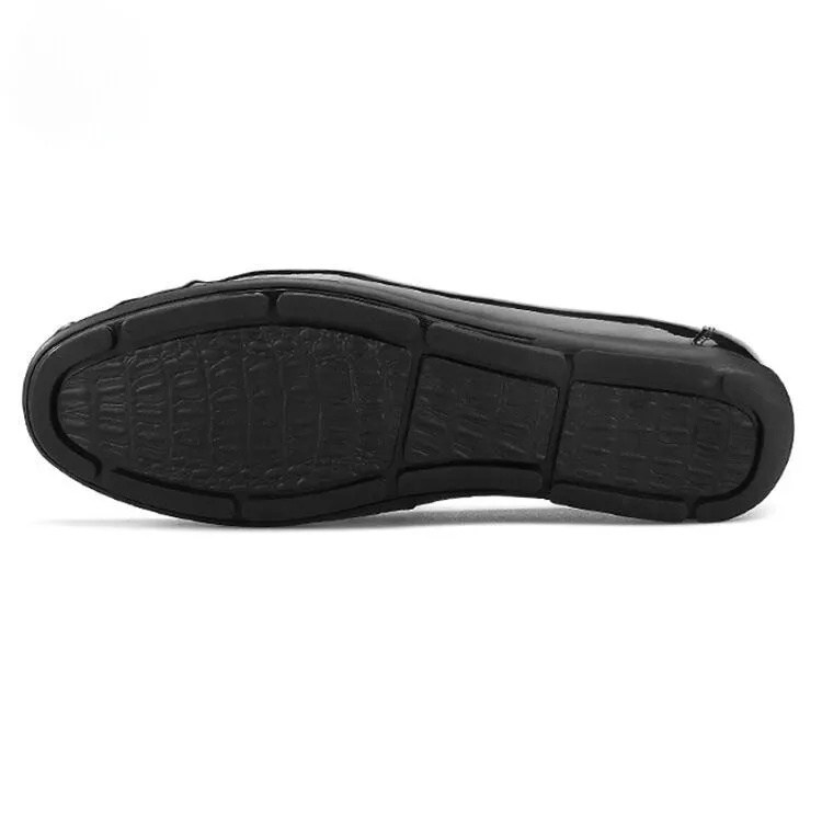 Handmade Cow Leather Bit Loafers for Men
