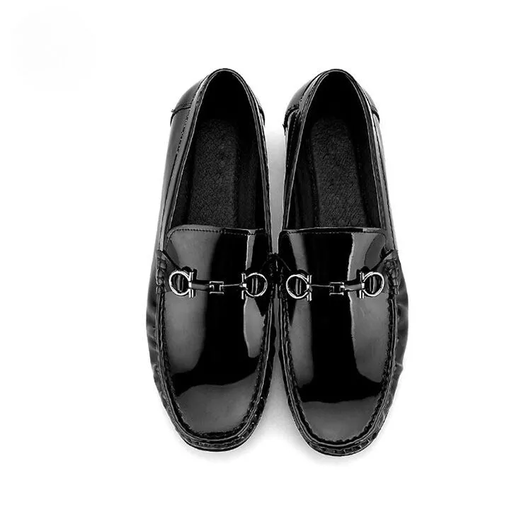 Handmade Cow Leather Bit Loafers for Men