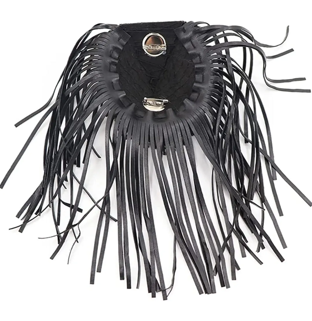 Heavy Metal n' Leather Shoulder Epaulets