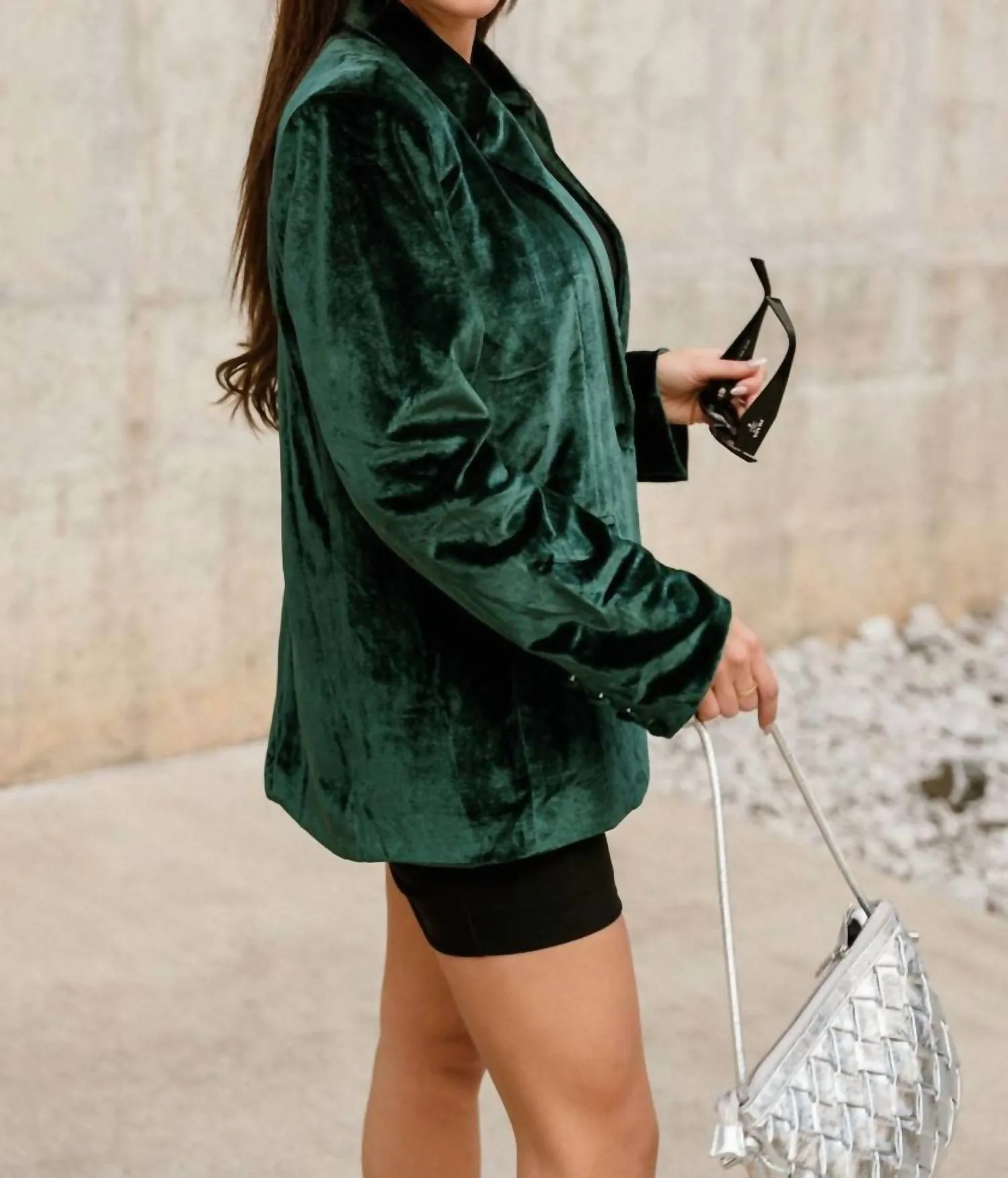 Her Entire Name Says Grace - Juliana Velvet Blazer