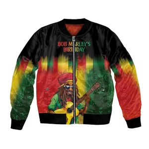 Honoring Reggae Legend Bob Birthday Bomber Jacket LT9