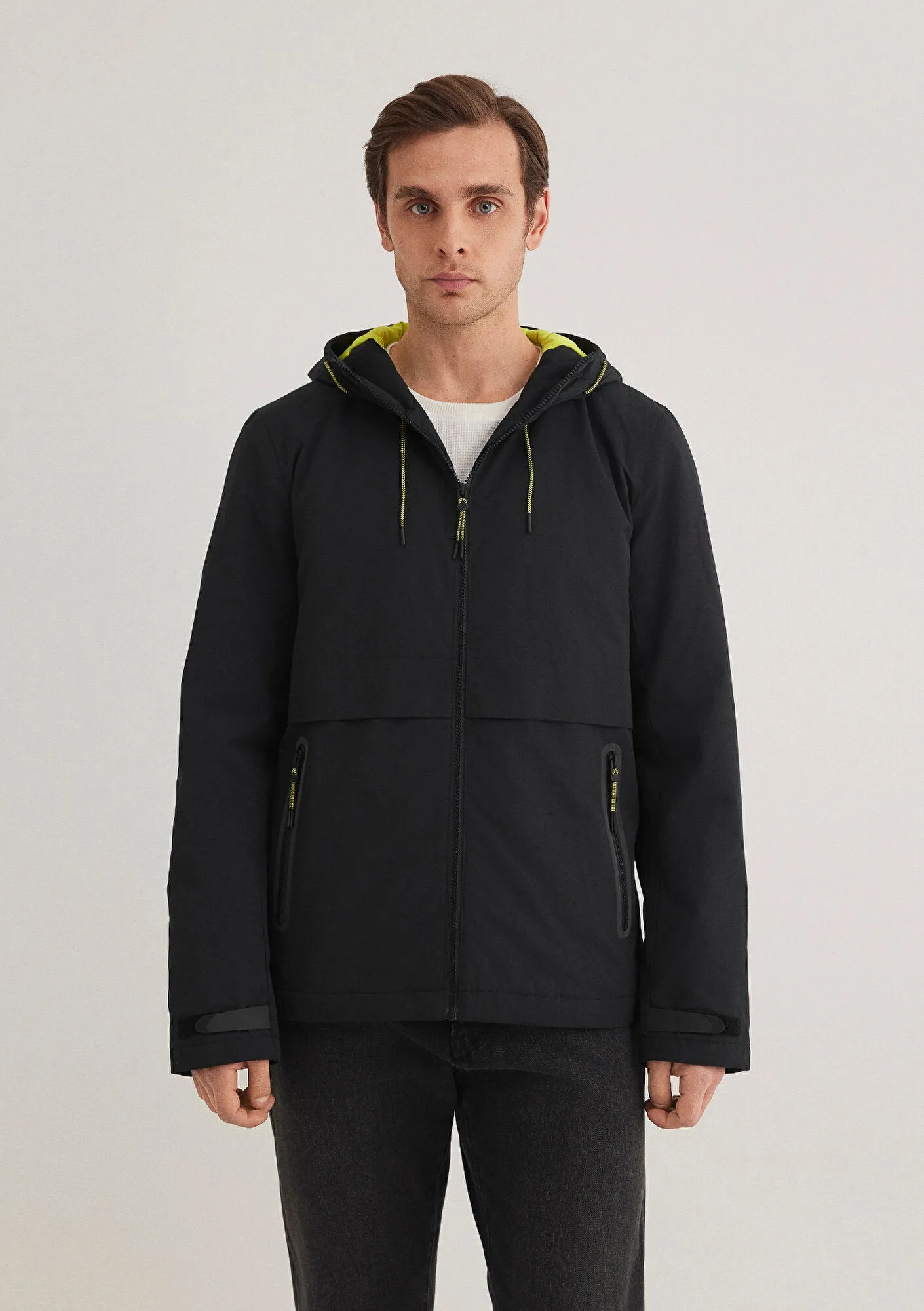 Hooded Black Jacket