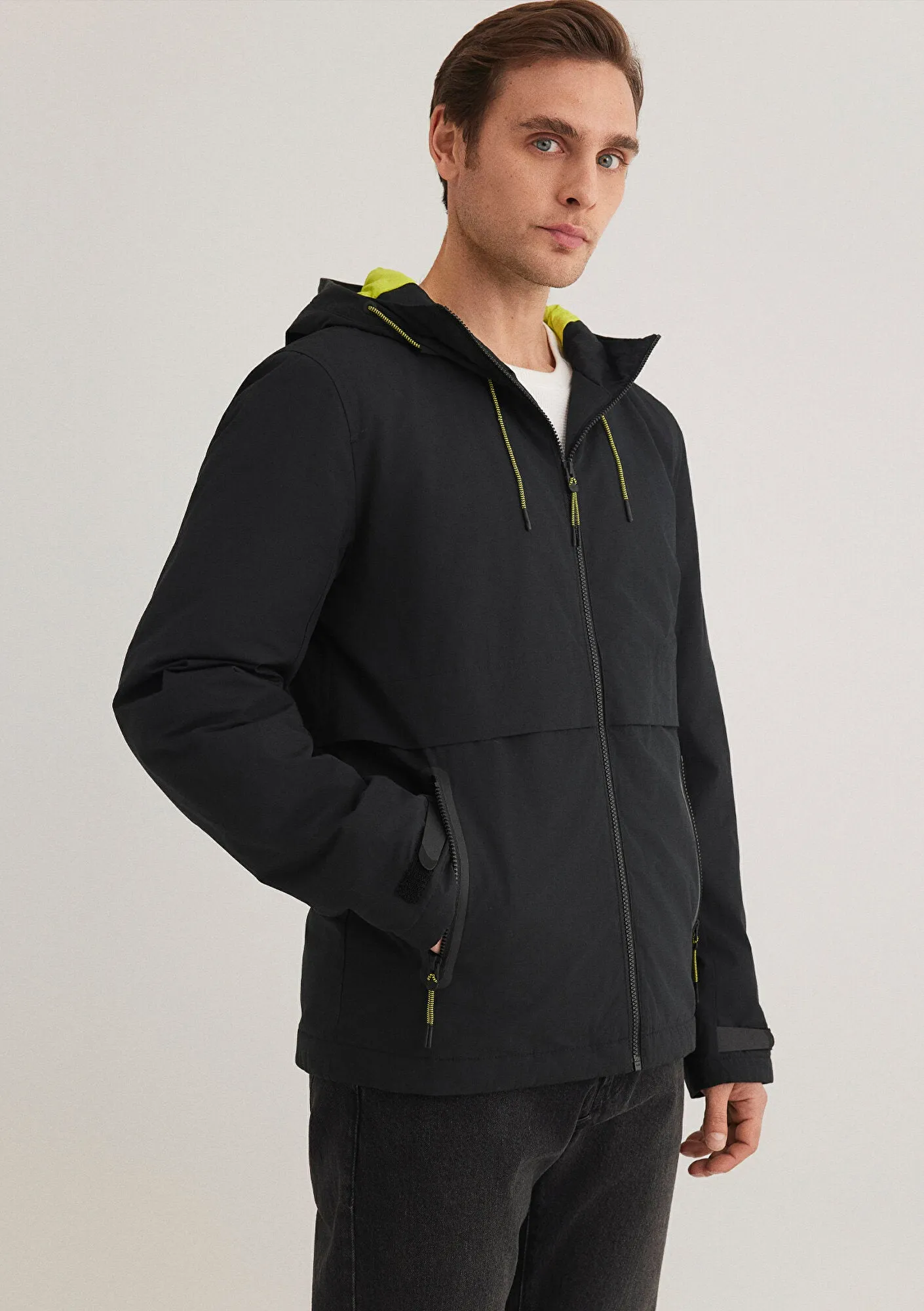 Hooded Black Jacket