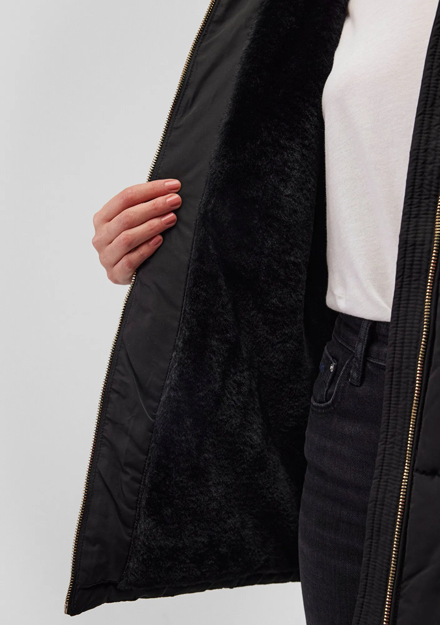 Hooded Black Jacket