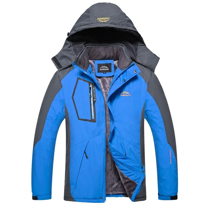 HOODED BOMBER JACKET