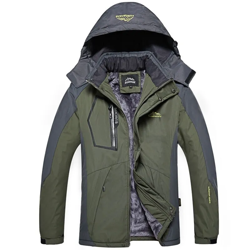 HOODED BOMBER JACKET