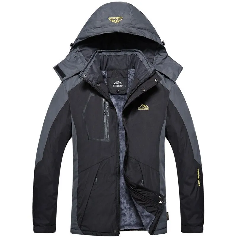HOODED BOMBER JACKET