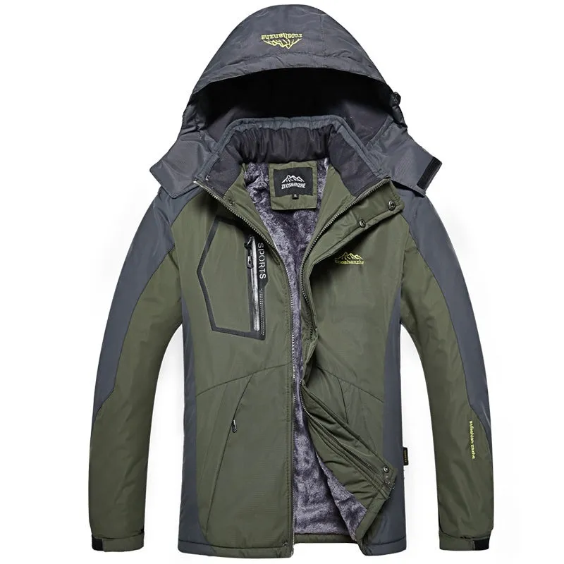 HOODED BOMBER JACKET
