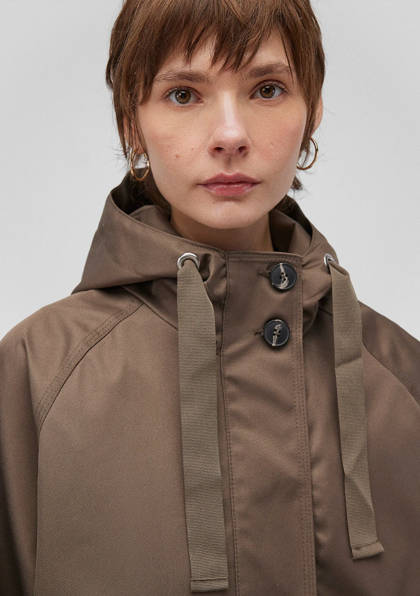 Hooded Brown Jacket