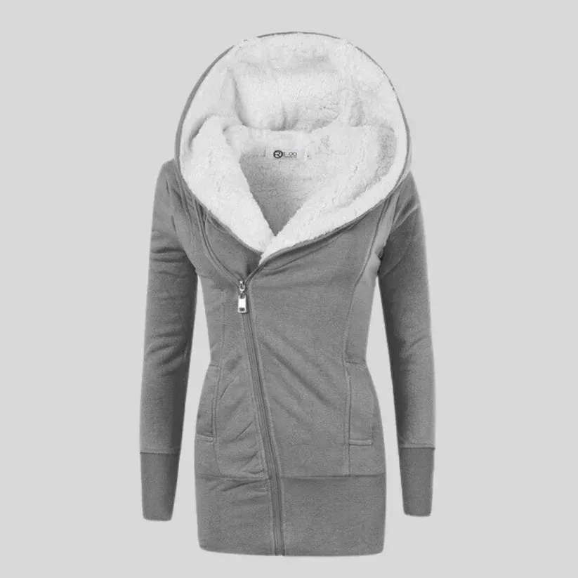 Hooded Fleece Brie Cardigan