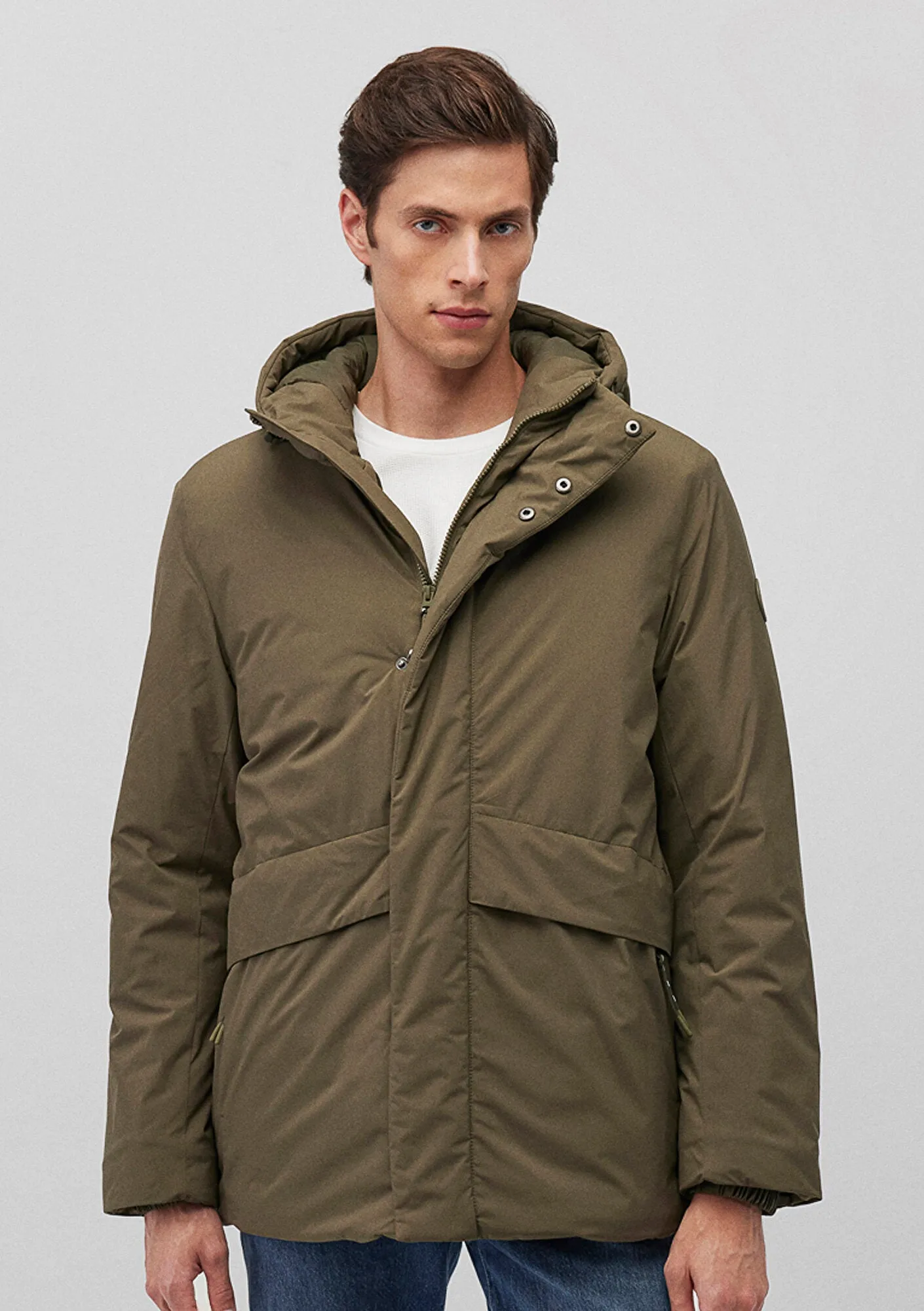 Hooded Green Jacket