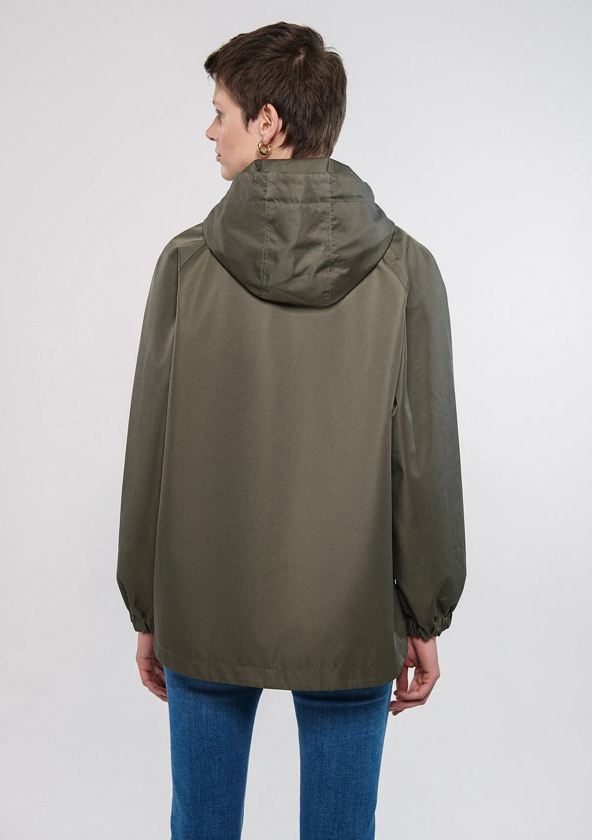 Hooded Khaki Jacket