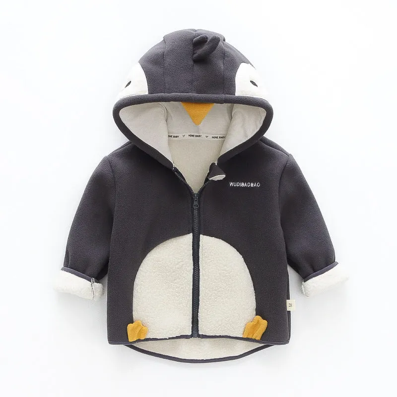 INSTOCK-Children's polar fleece autumn jackets