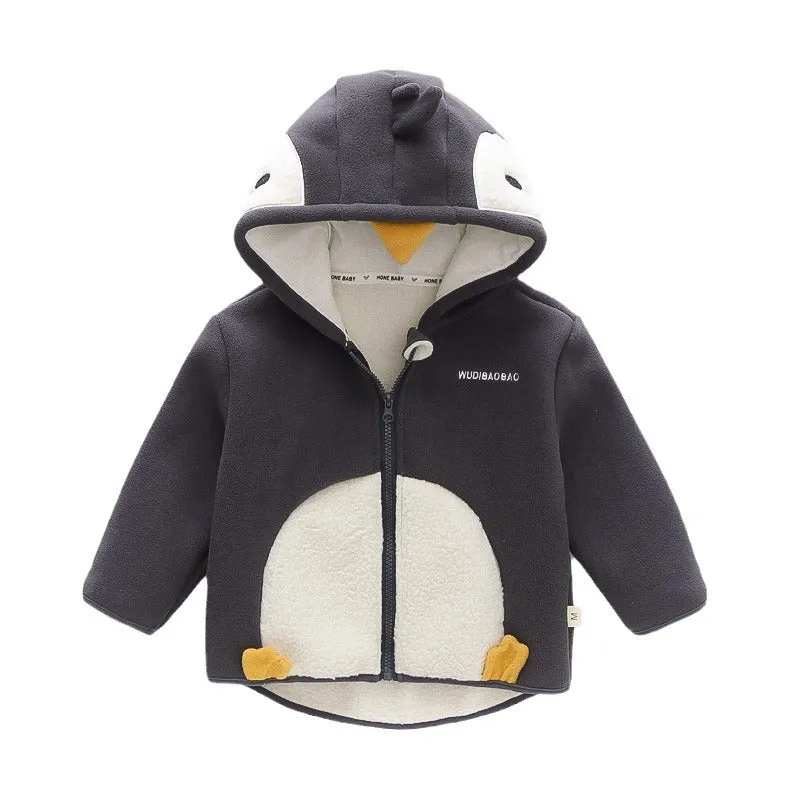 INSTOCK-Children's polar fleece autumn jackets