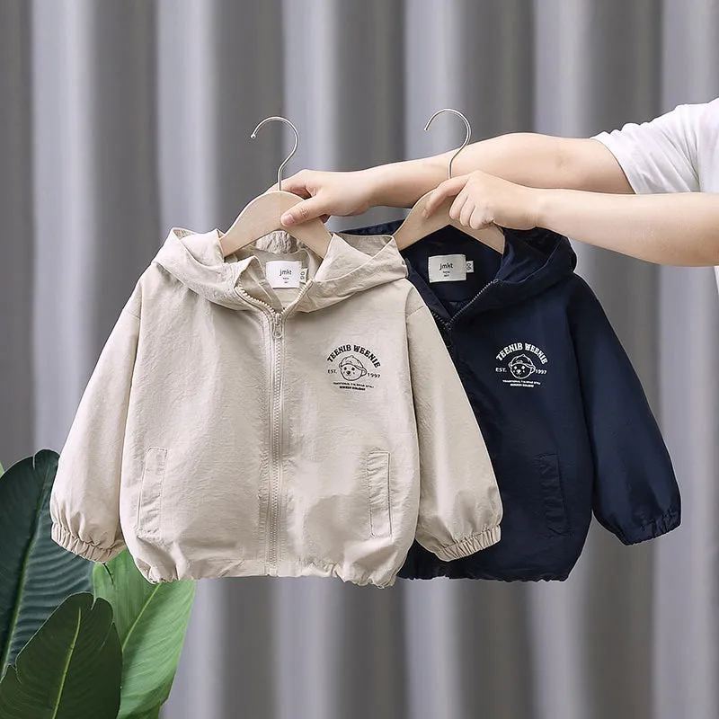 INSTOCK-new children's Korean style hooded jackets
