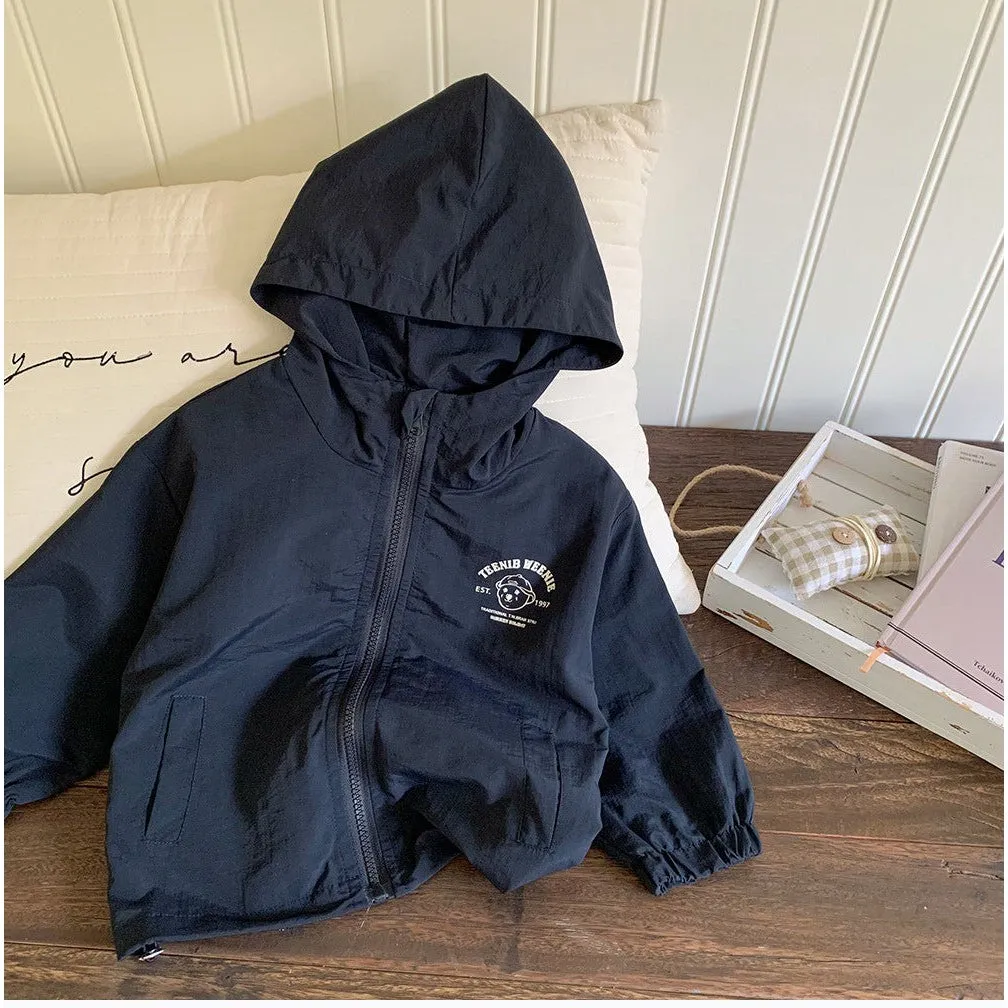 INSTOCK-new children's Korean style hooded jackets