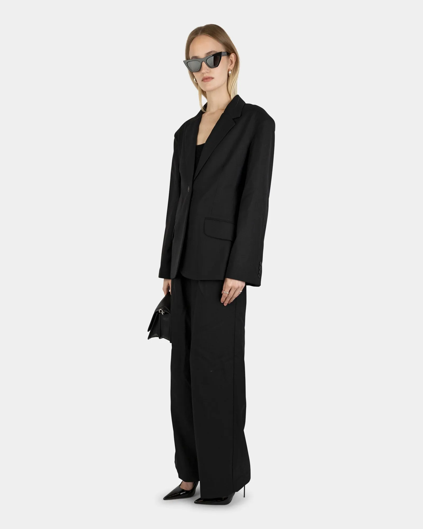 Jagger Wool Blazer Black