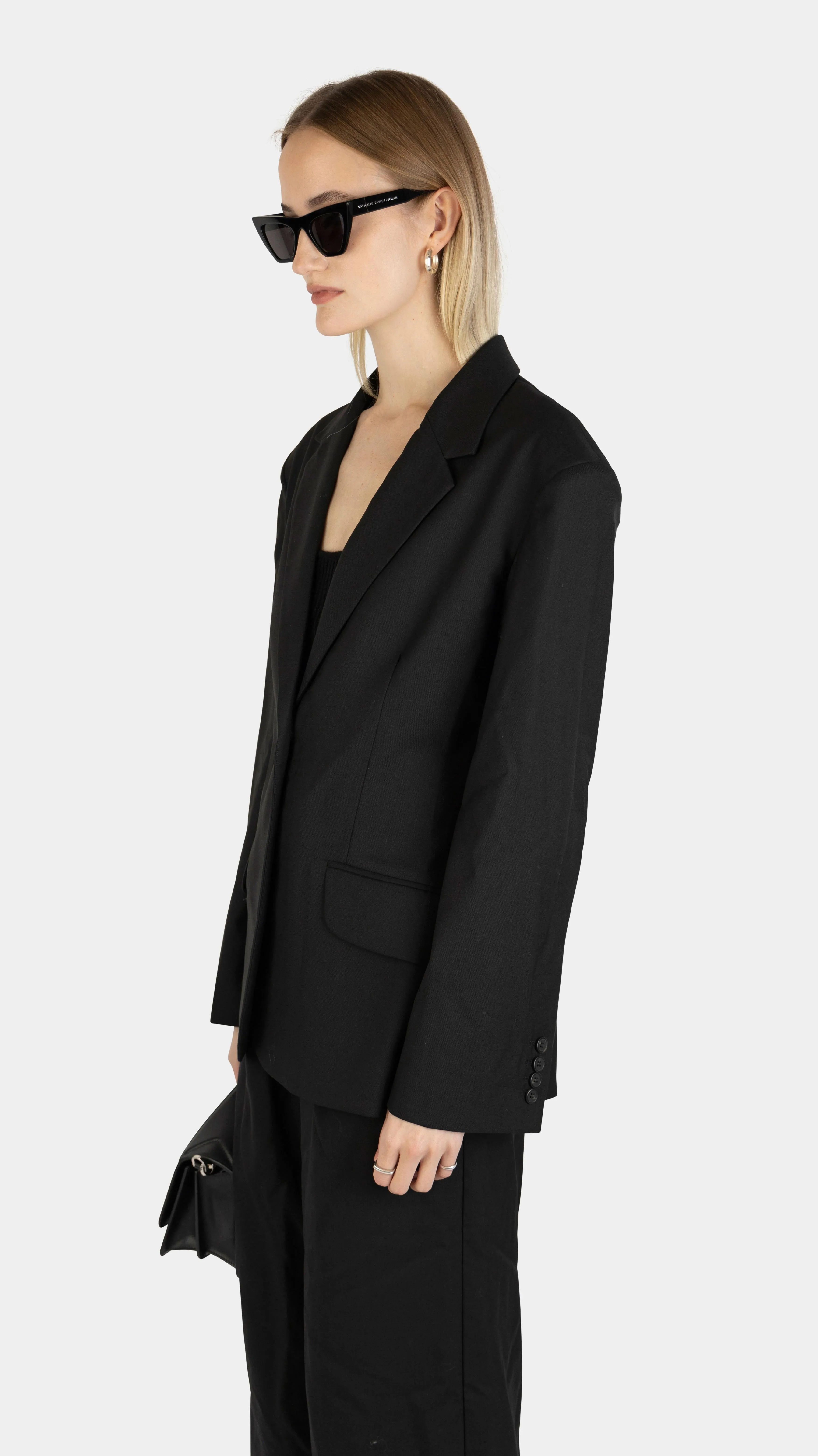 Jagger Wool Blazer Black