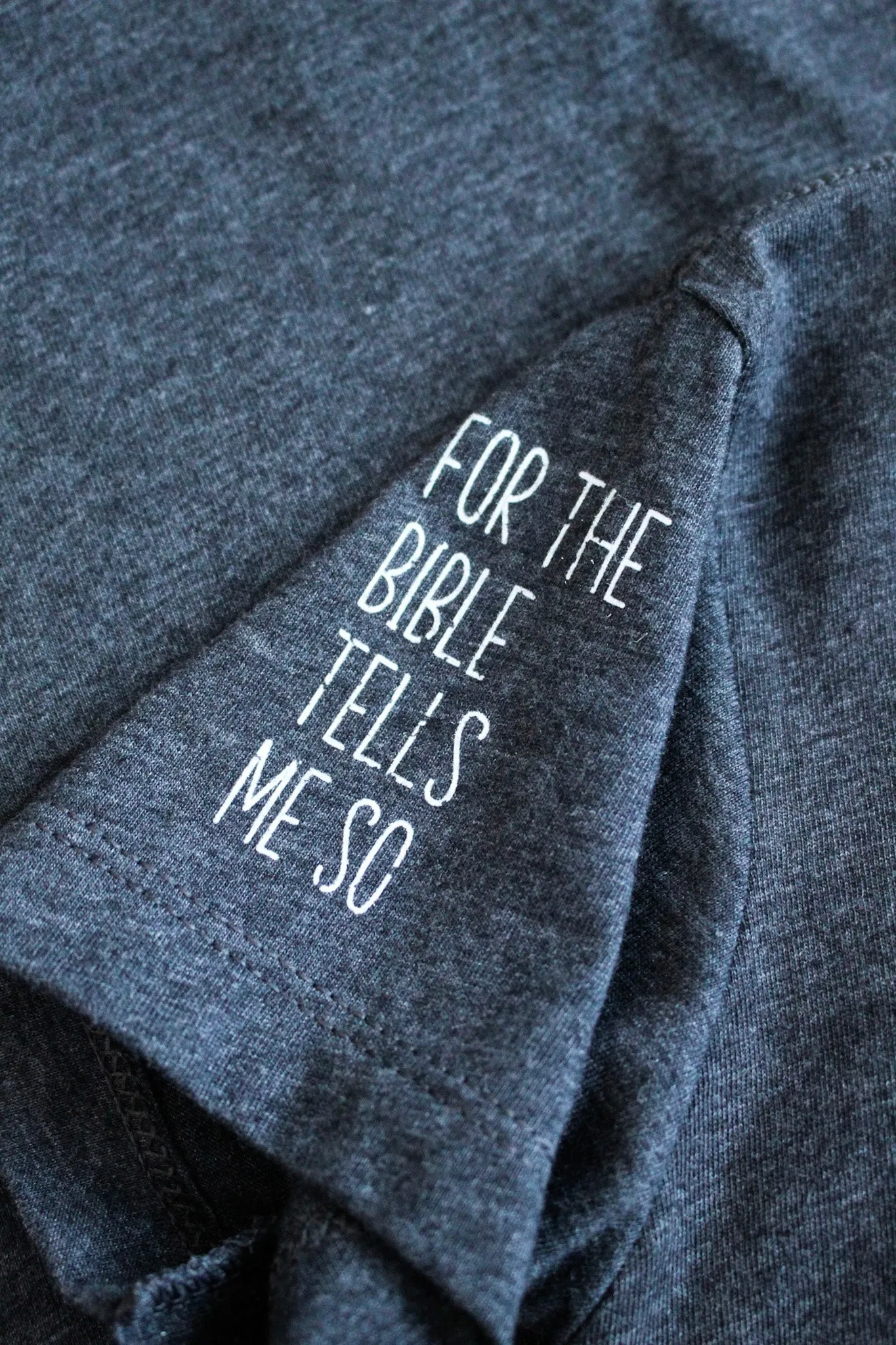 Jesus Loves Me This I Know Graphic Tee • Charcoal