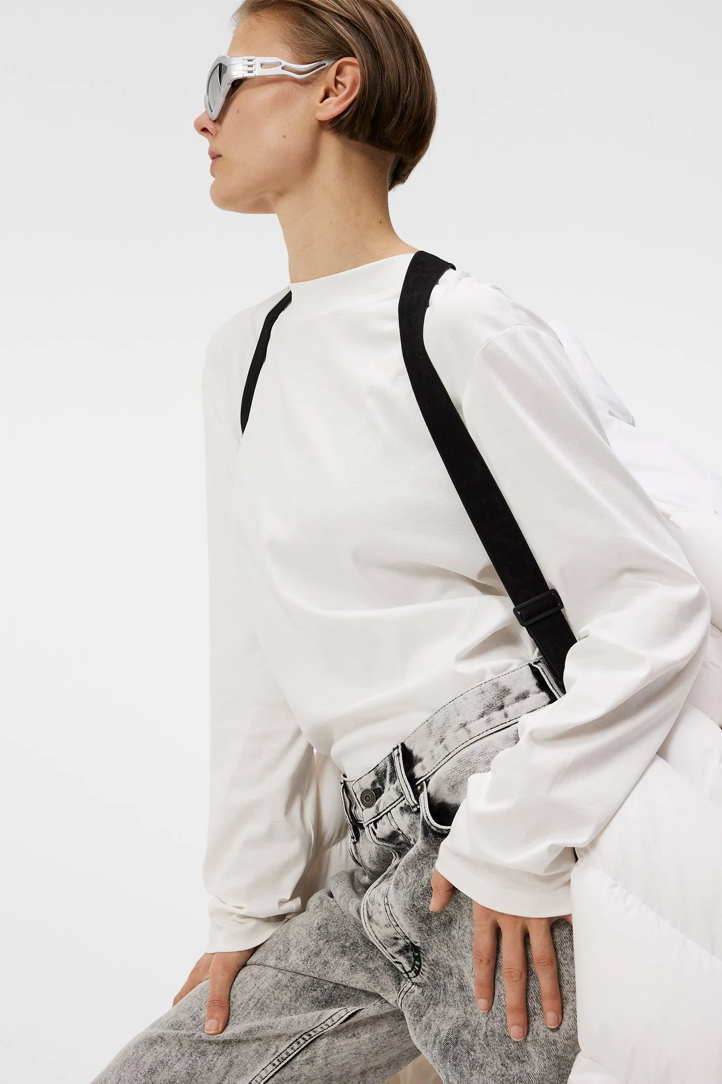 J.Lindeberg Womens Sccoper Down Parka  - WHITE