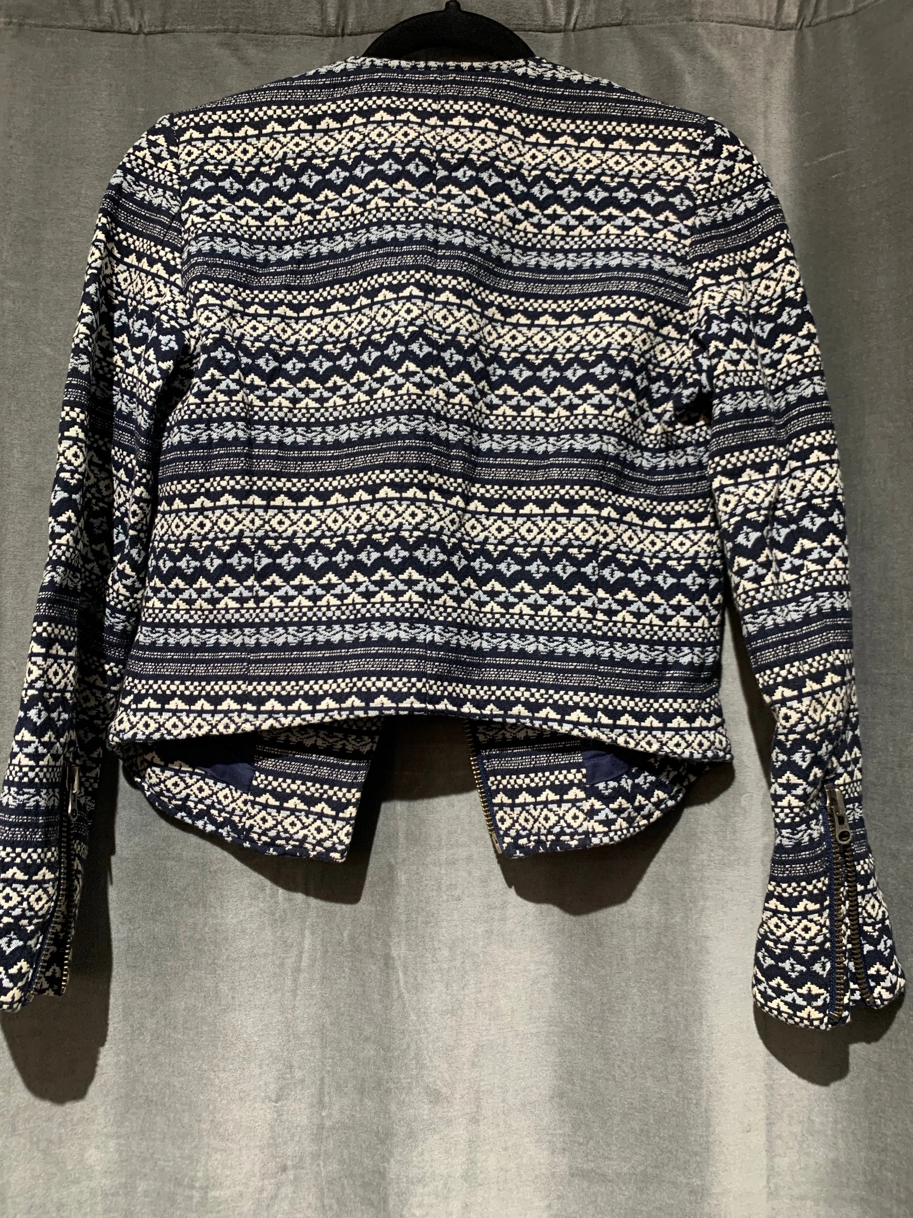 Joie Blue Printed Blazer