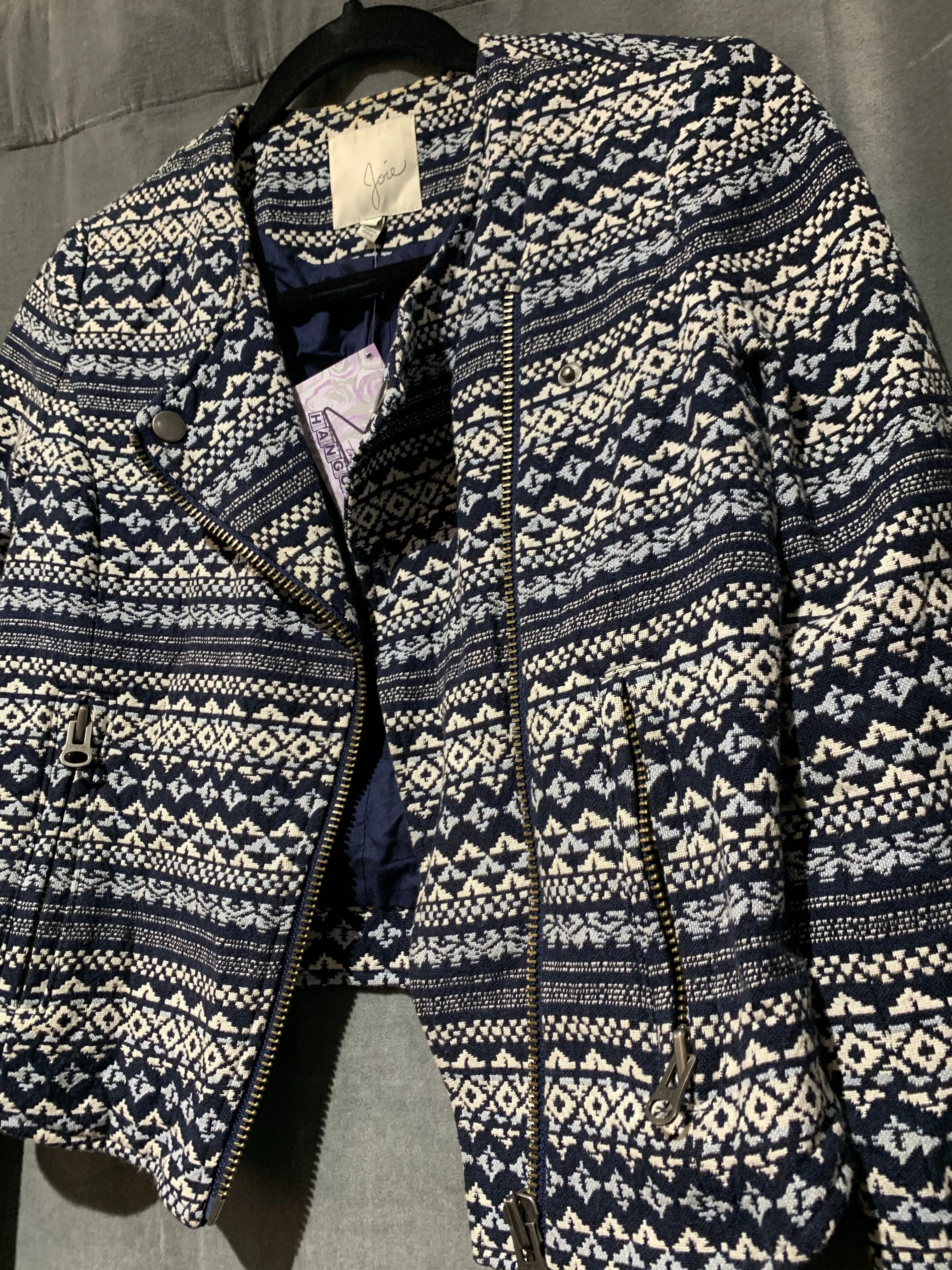 Joie Blue Printed Blazer
