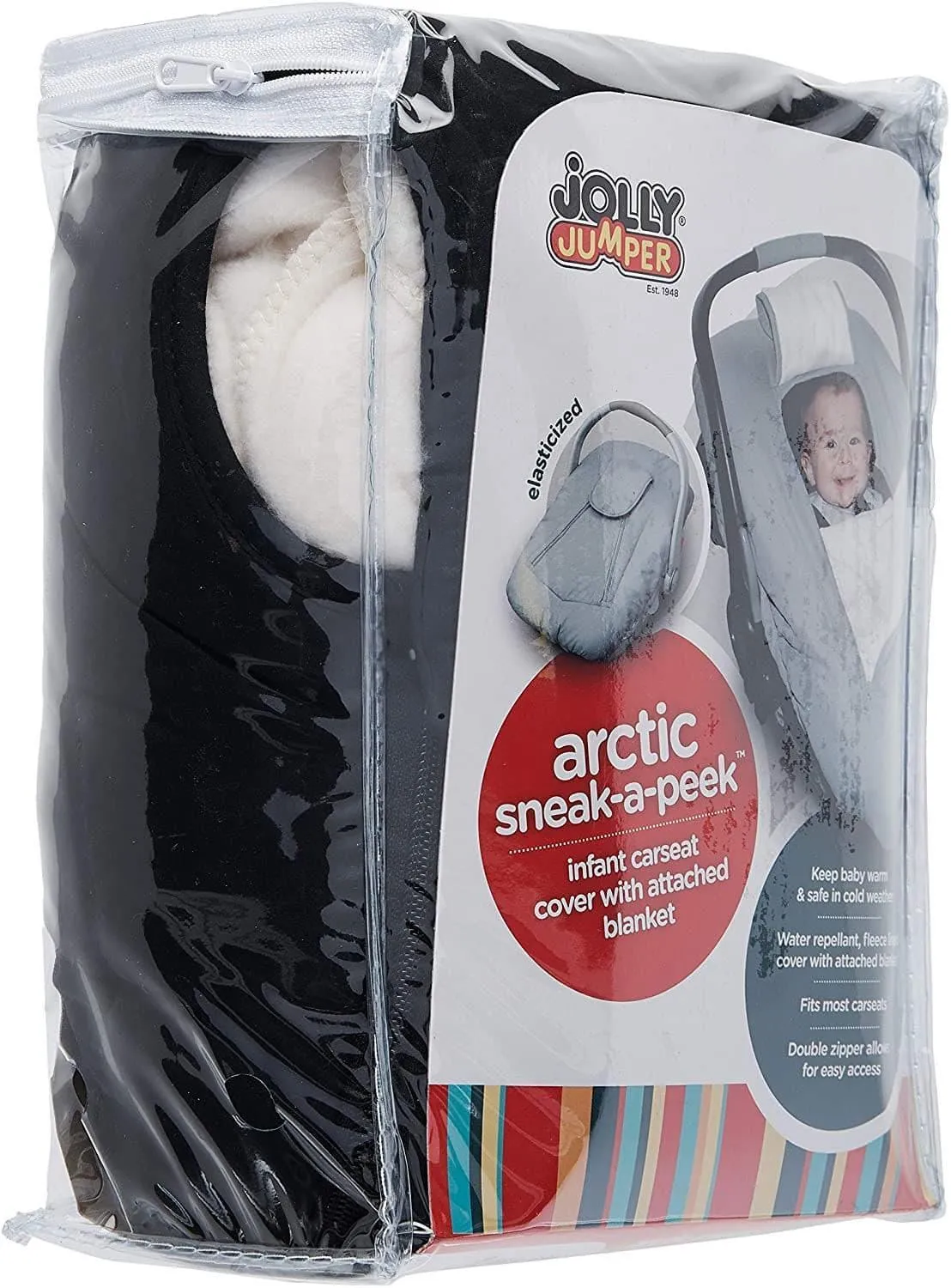 Jolly Jumper Arctic Sneak-a-Peek - Baby & Infant Car Seat Cover