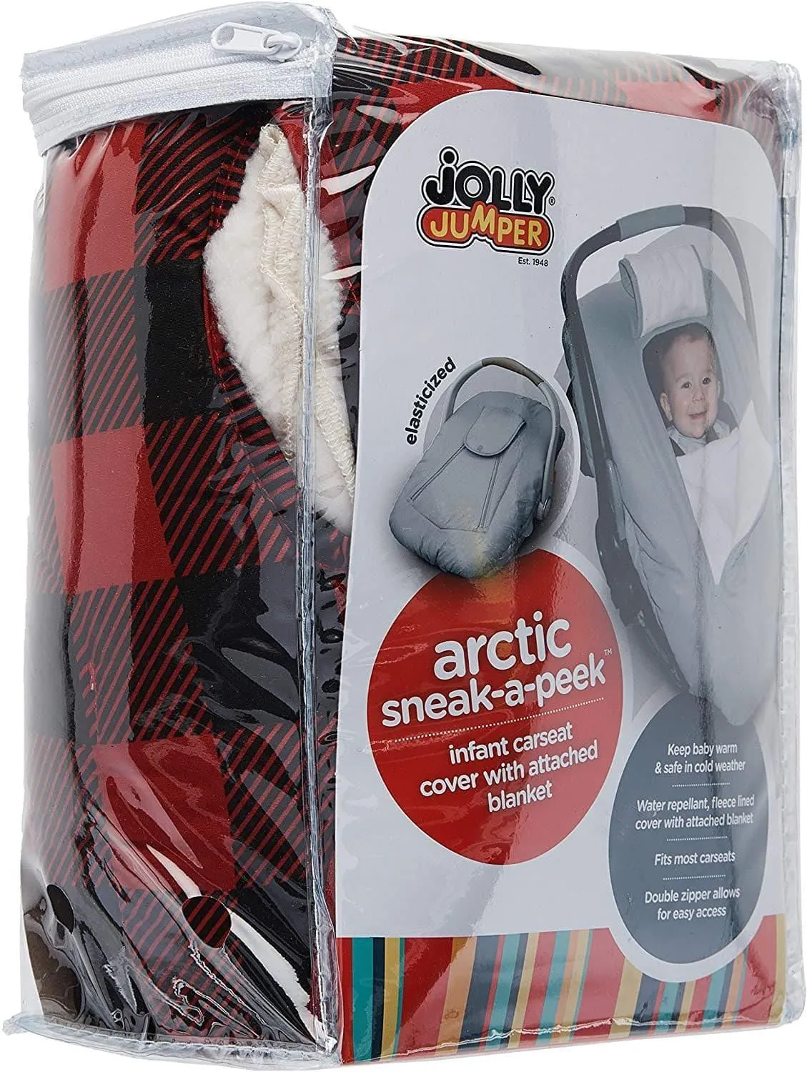 Jolly Jumper Arctic Sneak-a-Peek - Baby & Infant Car Seat Cover