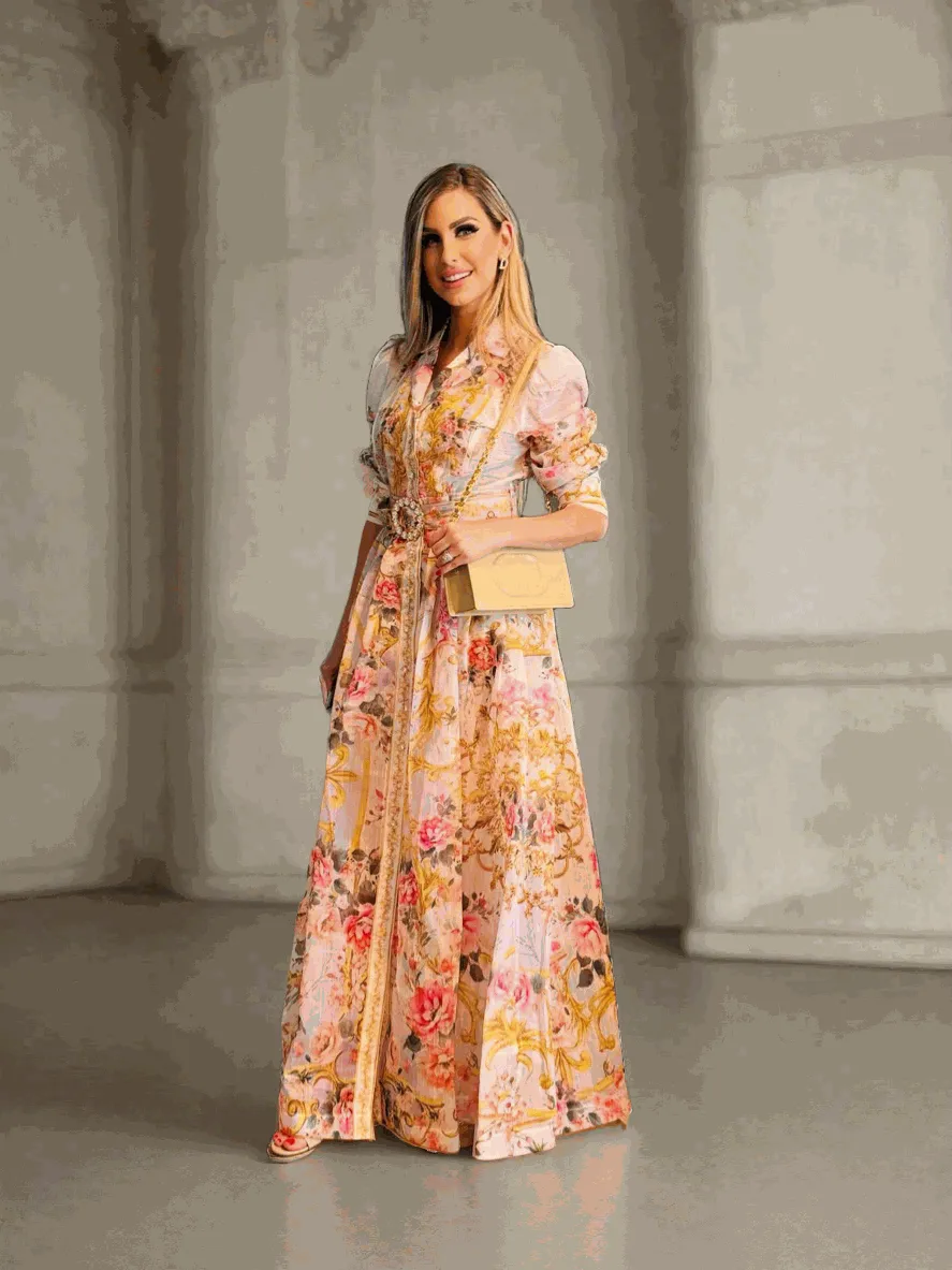 “JULIETTE” PRINT MAXI SKIRT SET