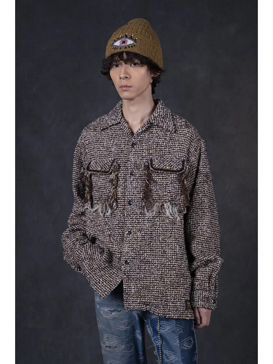 Kapital - Fancy Tweed Board Shirt - PK DOUBLE CHECK PICTURE COLORWAY